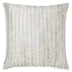 Budget ๐ฅ Mode Living Terra Fringe Throw Pillow, 22" X 22" White Metallic ๐