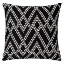 Wholesale 😀 Mode Living Ombré V Throw Pillow, 22" X 22" Black/white ✔️