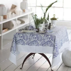 Coupon 🎉 Mode Living Santorini Tablecloth, 70" X 144" Blue 🔥 -Mode Living Shop unnamed file 211