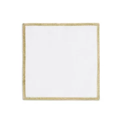 Budget 🧨 Mode Living Bel Air Cocktail Napkins, Set Of 4 Gold ⌛