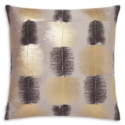 Best Sale โ๏ธ Mode Living Ombrรฉ Feather Throw Pillow, 22" X 22" Gold/gray ๐ฅ