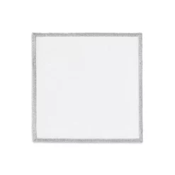 Coupon 🧨 Mode Living Bel Air Cocktail Napkins, Set Of 4 Silver 🎁