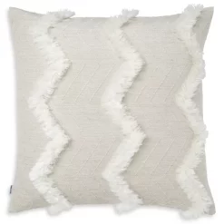 Best Sale 👍 Mode Living Terra Texture Throw Pillow, 22" X 22" Beige/white ❤️